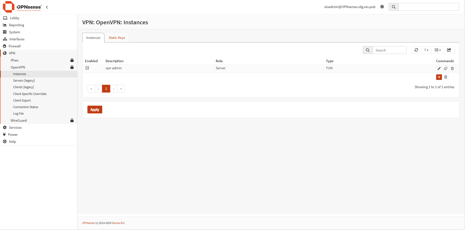 Configuration VPN